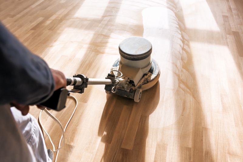 Sanded Hardwood Floor