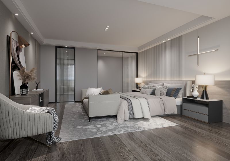 Luxury Hardwood in Bedroom