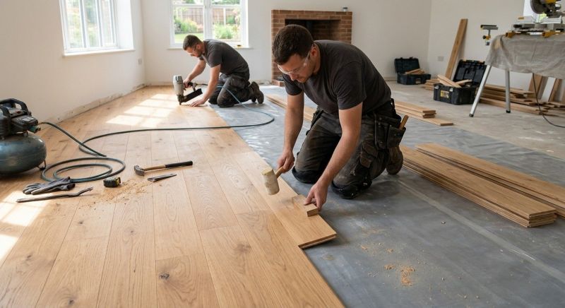Plank Floor Installation in Austin, TX